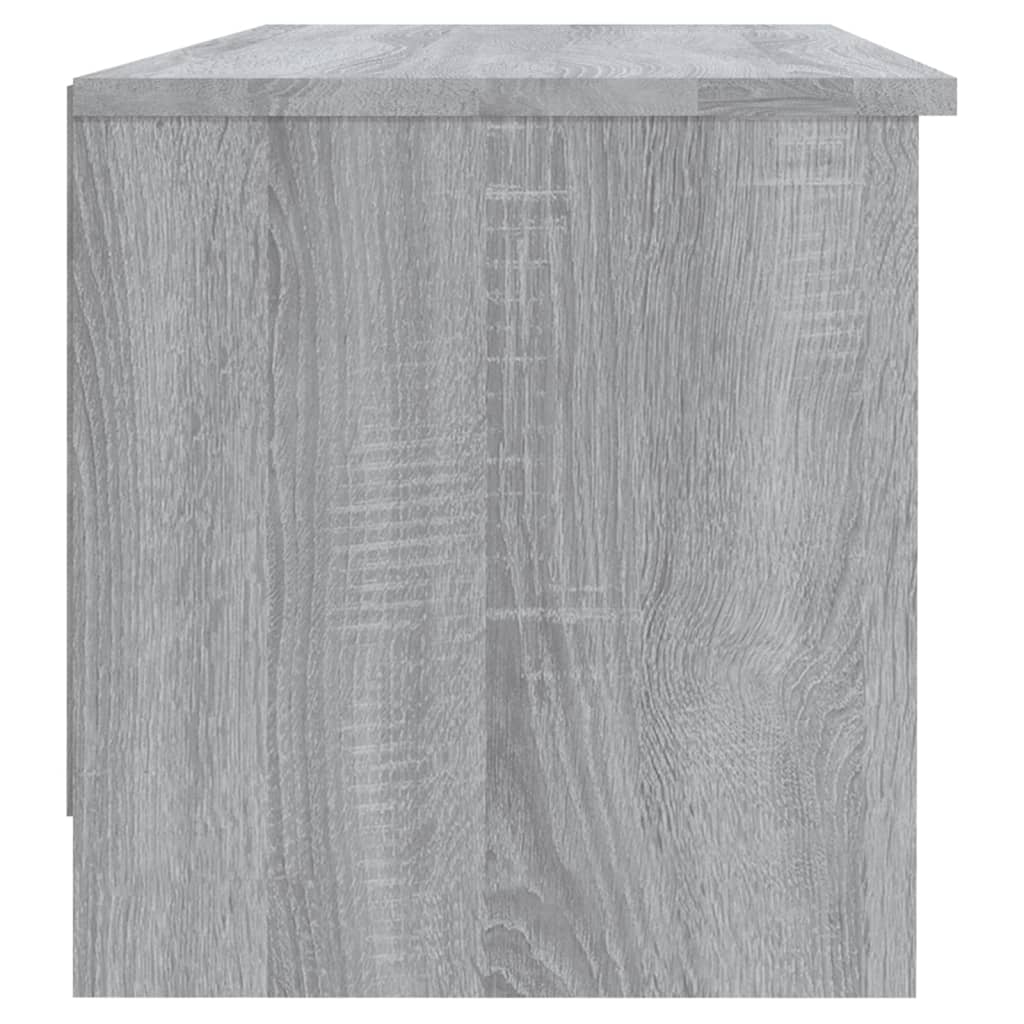 Szürke sonoma színű szerelt fa tv-szekrény 102 x 35,5 x 36,5 cm