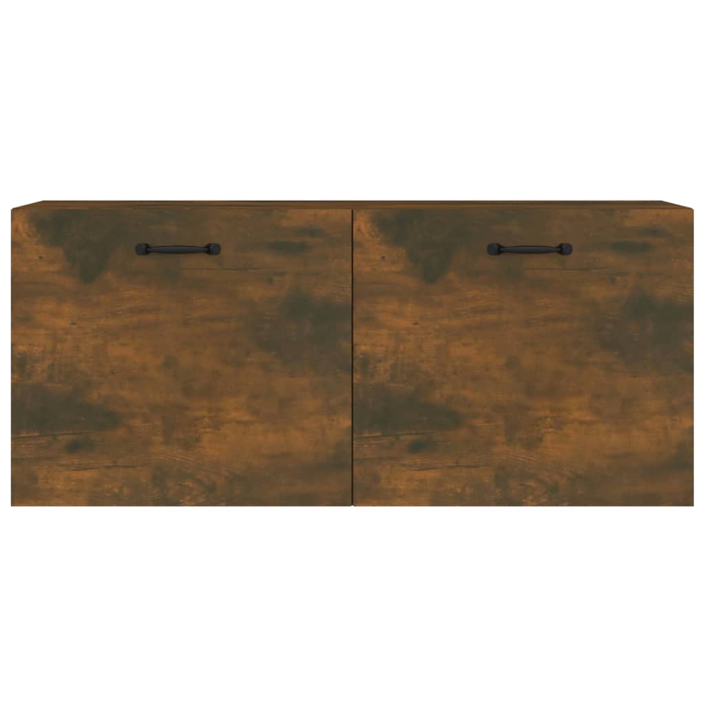 Füstös tölgy színű szerelt fa faliszekrény 80 x 35 x 36,5 cm