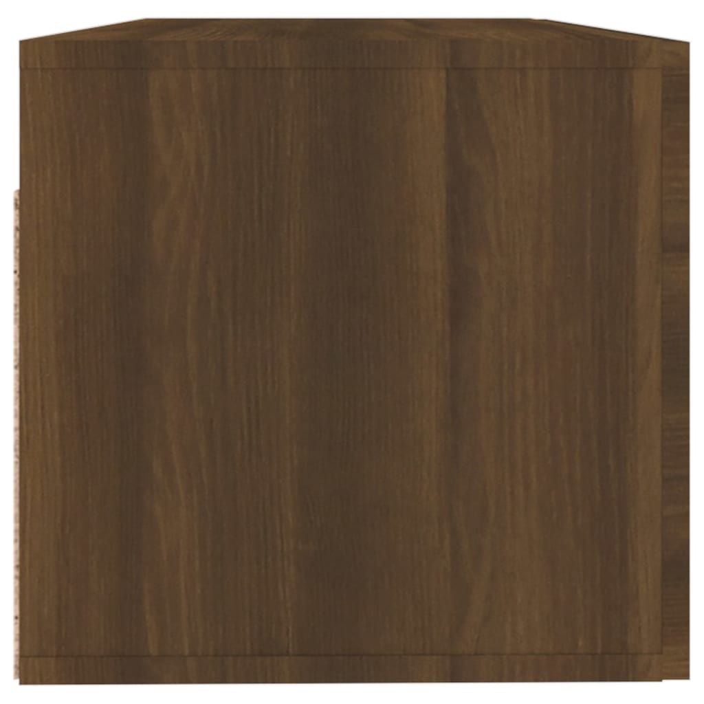 Barna tölgy színű szerelt fa faliszekrény 100 x 36,5 x 35 cm Barna tölgy színű szerelt fa faliszekrény 100 x 36,5 x 35 cm