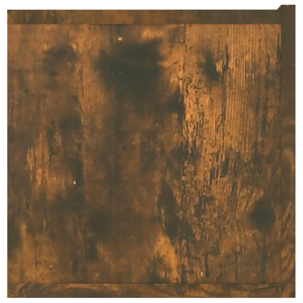2 db füstös tölgy színű szerelt fa tv-szekrény 80 x 30 x 30 cm