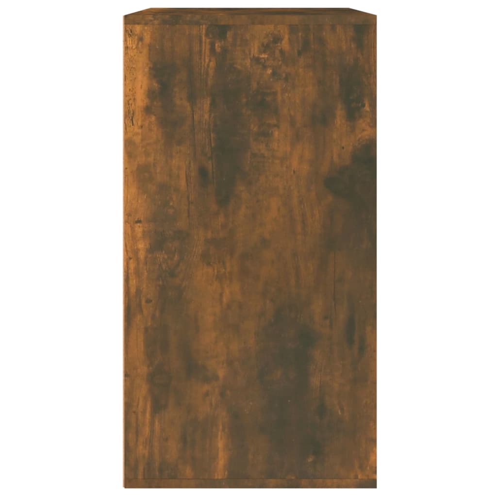 Füstös tölgy színű szerelt fa pipereszekrény 80 x 40 x 75 cm