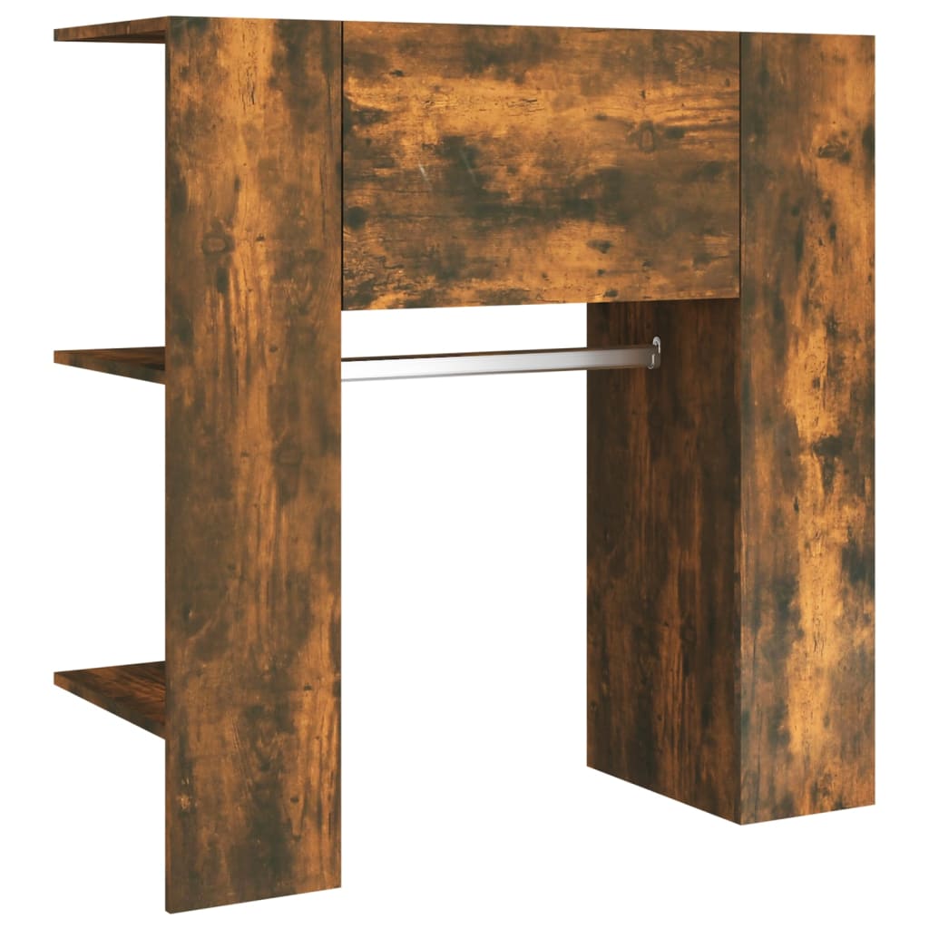 Füstös tölgyszínű szerelt fa előszobaszekrény 97,5x37x99 cm Füstös tölgyszínű szerelt fa előszobaszekrény 97,5x37x99 cm