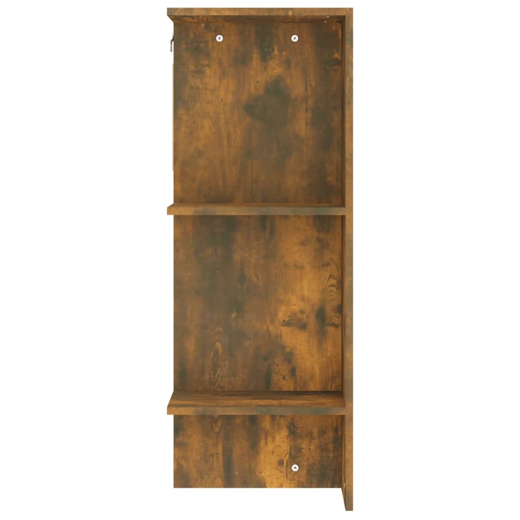 Füstös tölgyszínű szerelt fa előszobaszekrény 97,5x37x99 cm Füstös tölgyszínű szerelt fa előszobaszekrény 97,5x37x99 cm
