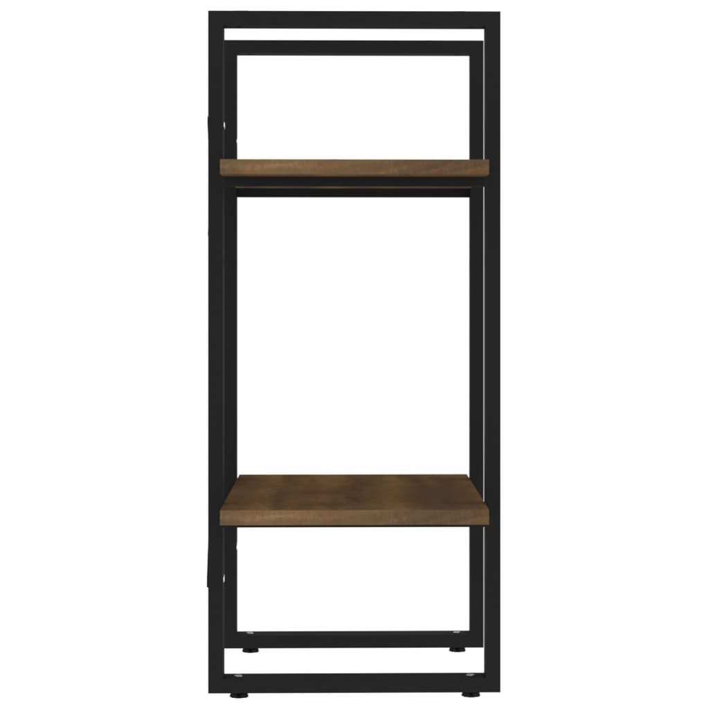 2 szintes barna tölgyszínű szerelt fa könyvszekrény 40x30x70 cm 2 szintes barna tölgyszínű szerelt fa könyvszekrény 40x30x70 cm