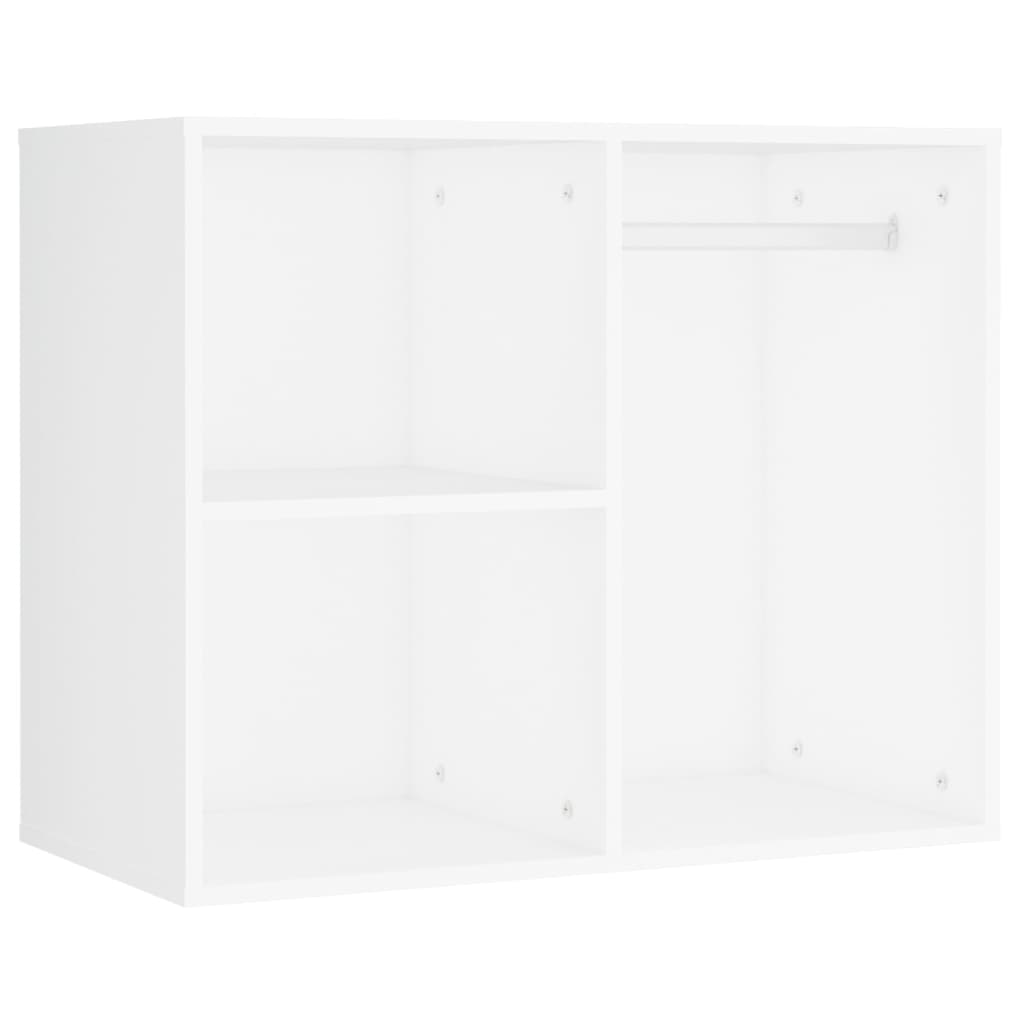 Fehér szerelt fa fésülködőasztal-szett led-ekkel