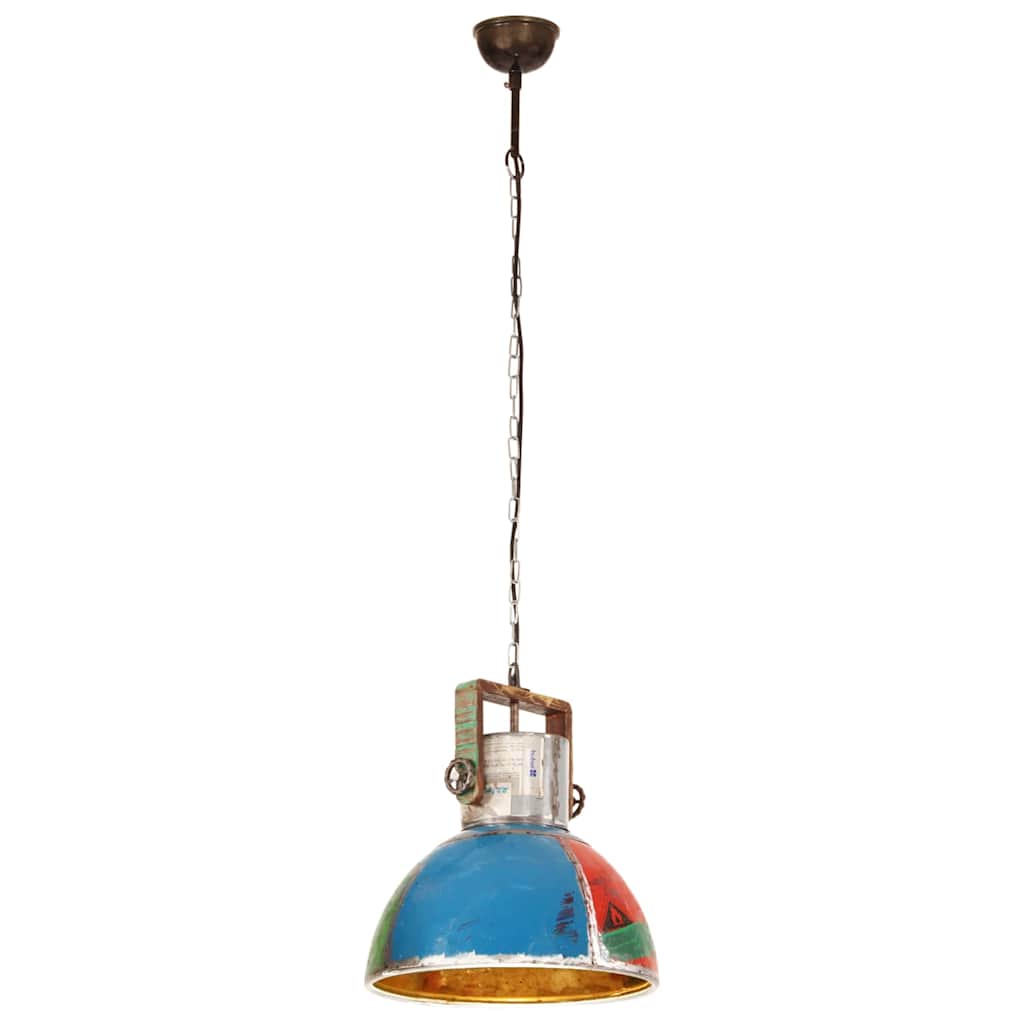 Kerek többszínű ipari függőlámpa 25 w 40 cm e27
