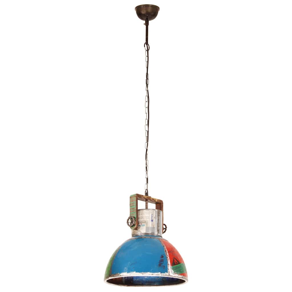 Kerek többszínű ipari függőlámpa 25 w 40 cm e27