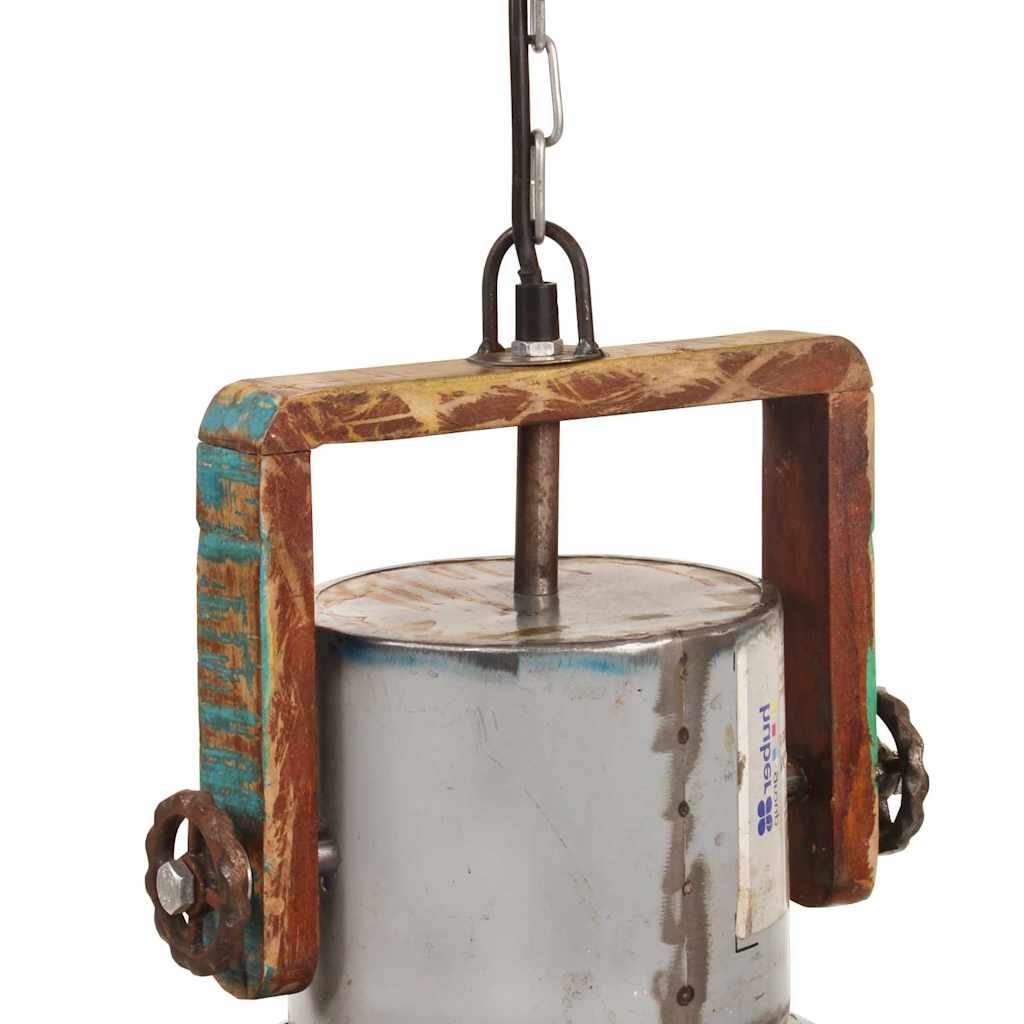 Kerek többszínű ipari függőlámpa 25 w 40 cm e27