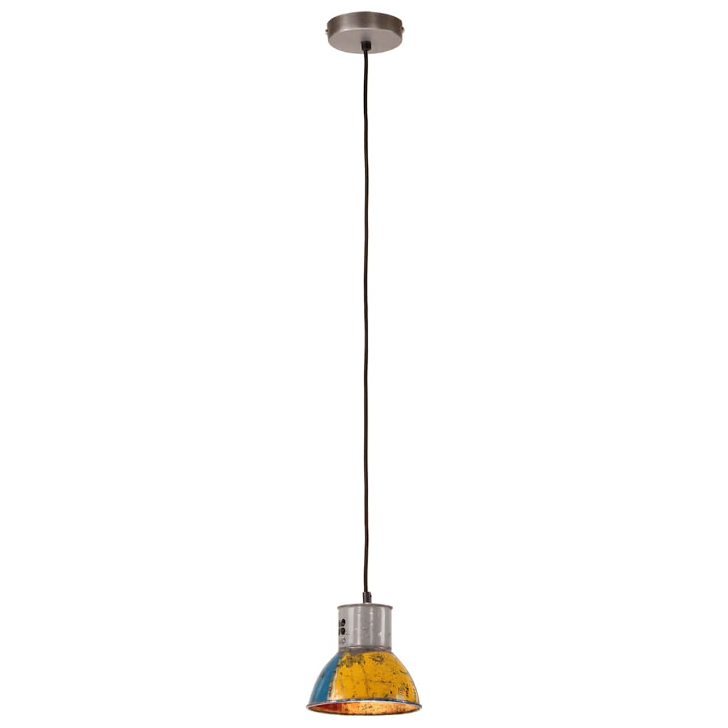 Kerek többszínű ipari függőlámpa 25 w 17 cm e27