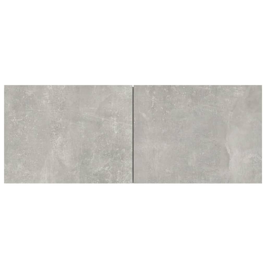 Vidaxl4 db betonszürke szerelt fa fali tv-szekrény 80 x 30 x 30 cm Vidaxl4 db betonszürke szerelt fa fali tv-szekrény 80 x 30 x 30 cm