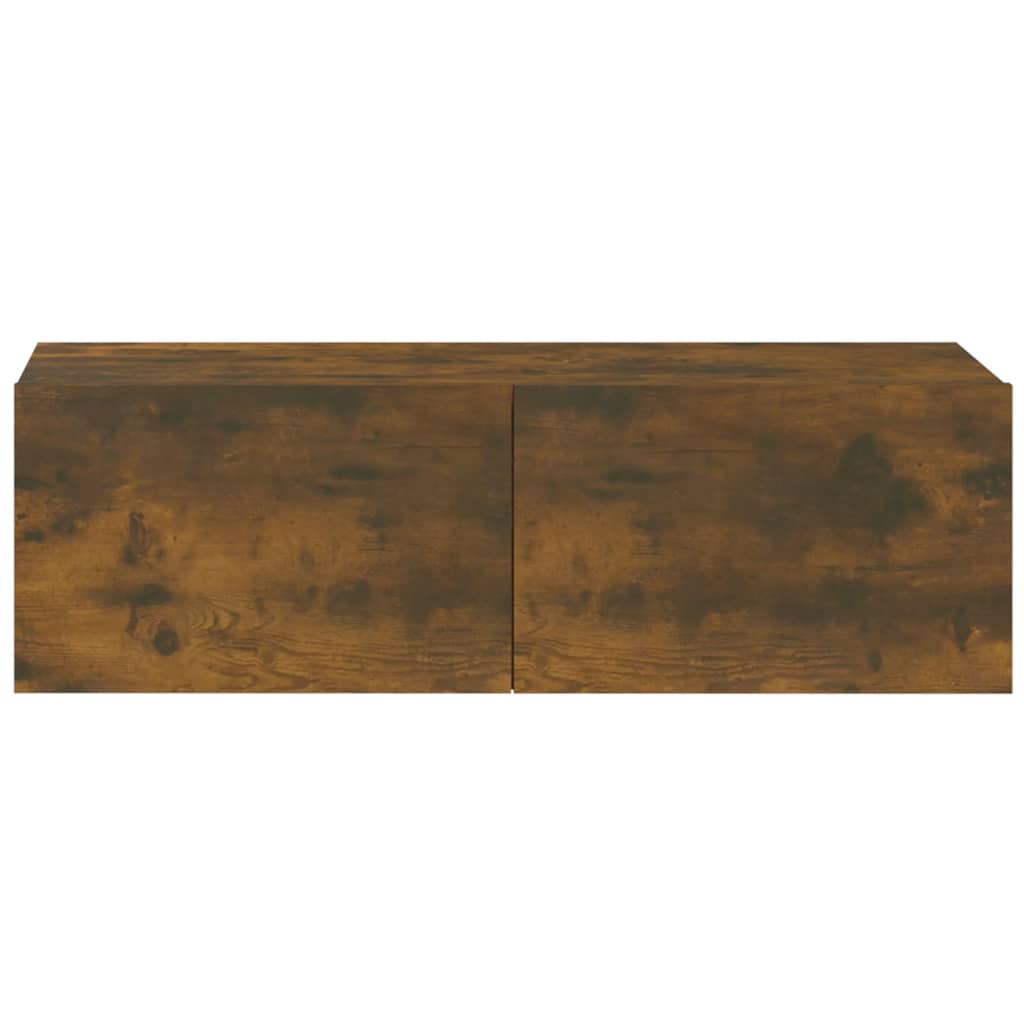 4 db füstös tölgy színű fali tv-szekrény 100 x 30 x 30 cm