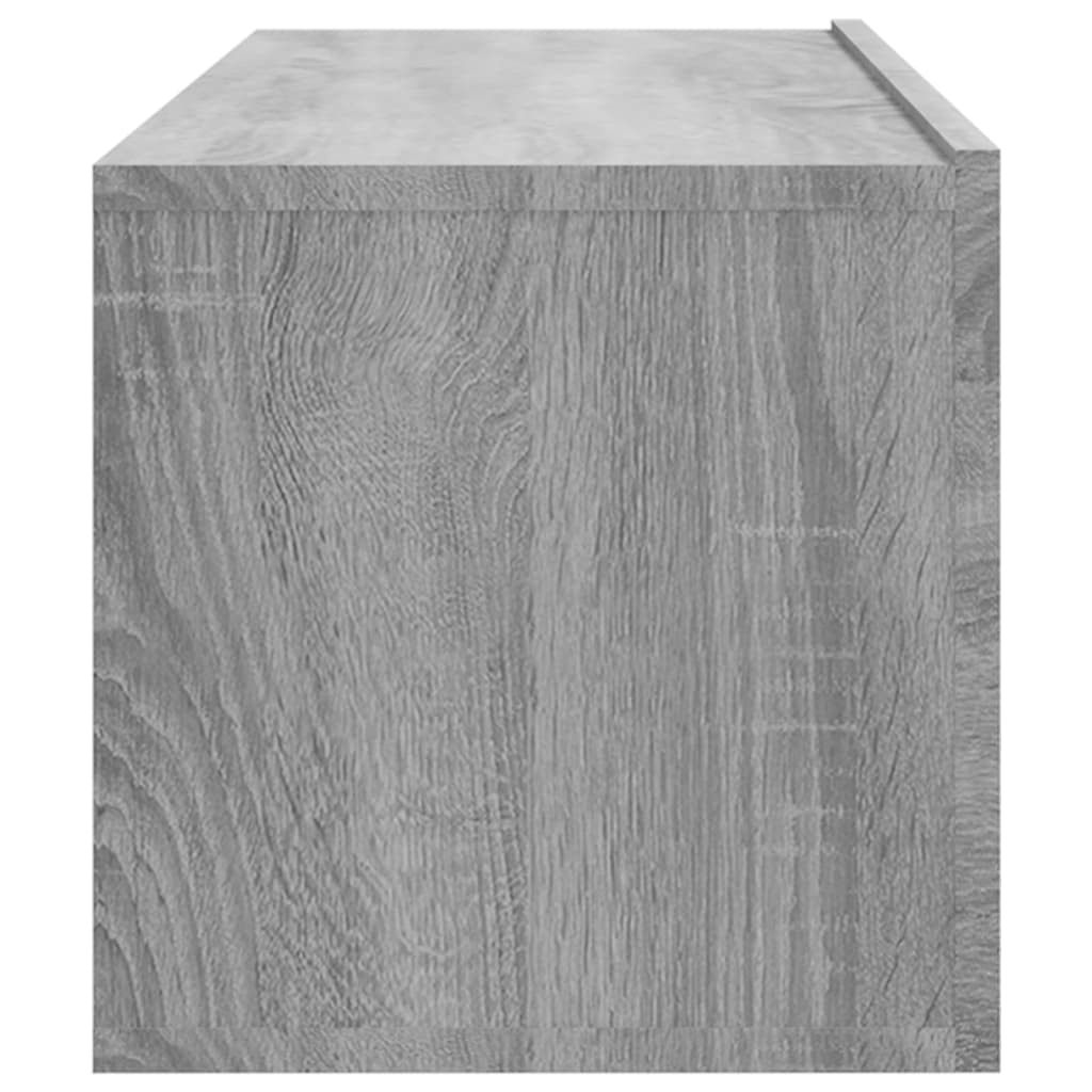 4 db szürke sonoma színű fali tv-szekrény 100 x 30 x 30 cm 4 db szürke sonoma színű fali tv-szekrény 100 x 30 x 30 cm