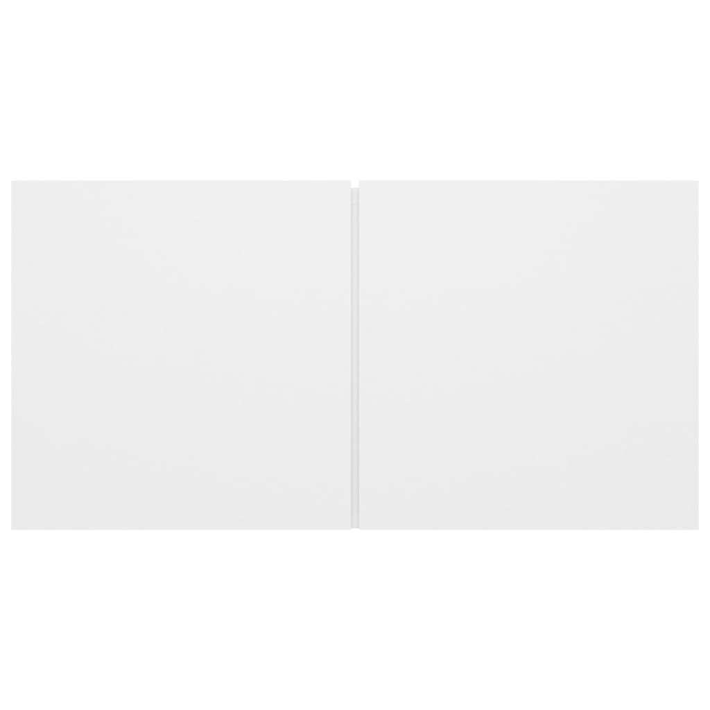 4 részes fehér szerelt fa tv-szekrényszett