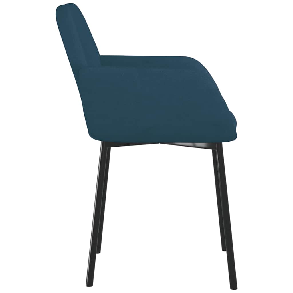 2 db kék bársony étkezőszék