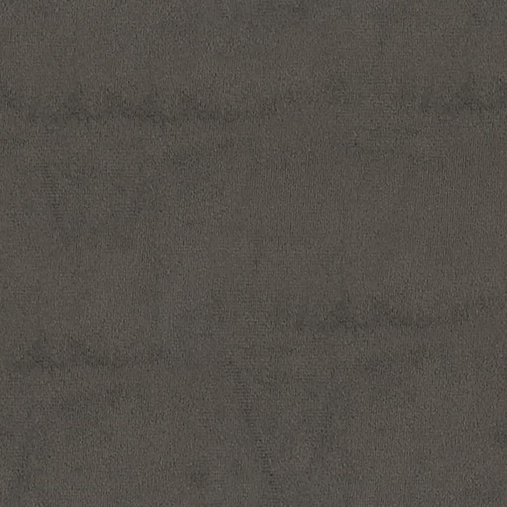 2 db sötétszürke bársony étkezőszék