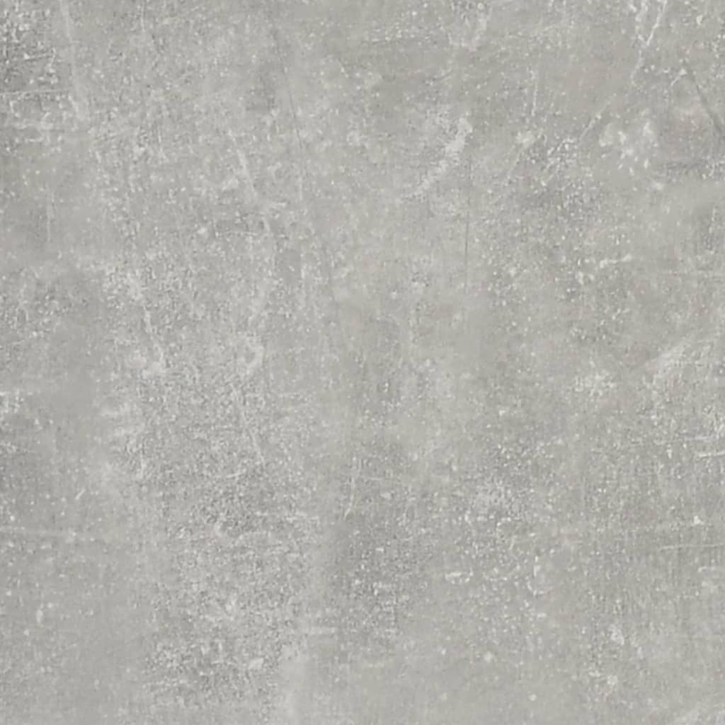 2 db betonszürke szerelt fa faliszekrény 100 x 36,5 x 35 cm