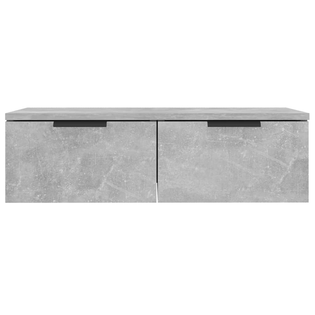 2 db betonszürke szerelt fa fali szekrény 68 x 30 x 20 cm 2 db betonszürke szerelt fa fali szekrény 68 x 30 x 20 cm