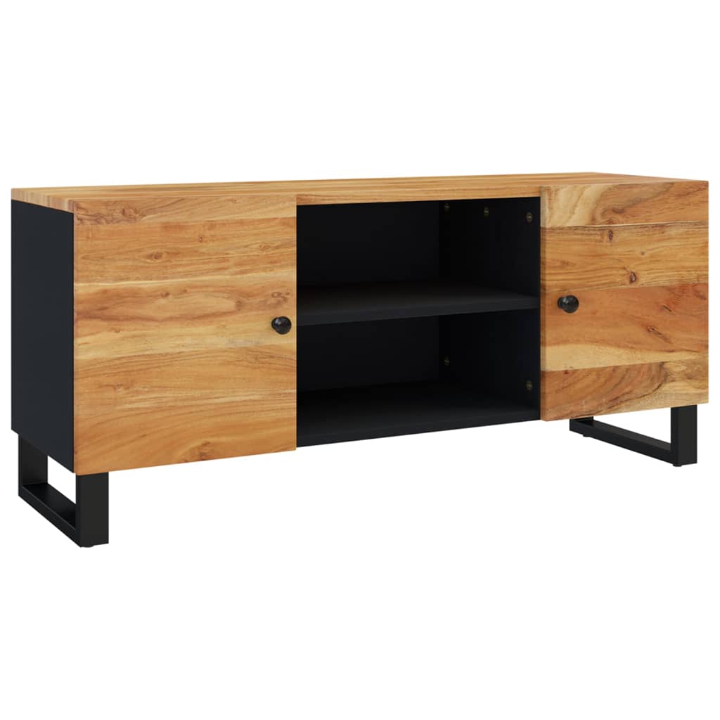 Tömör akácfa tv-szekrény 105 x 33 x 46 cm Tömör akácfa tv-szekrény 105 x 33 x 46 cm