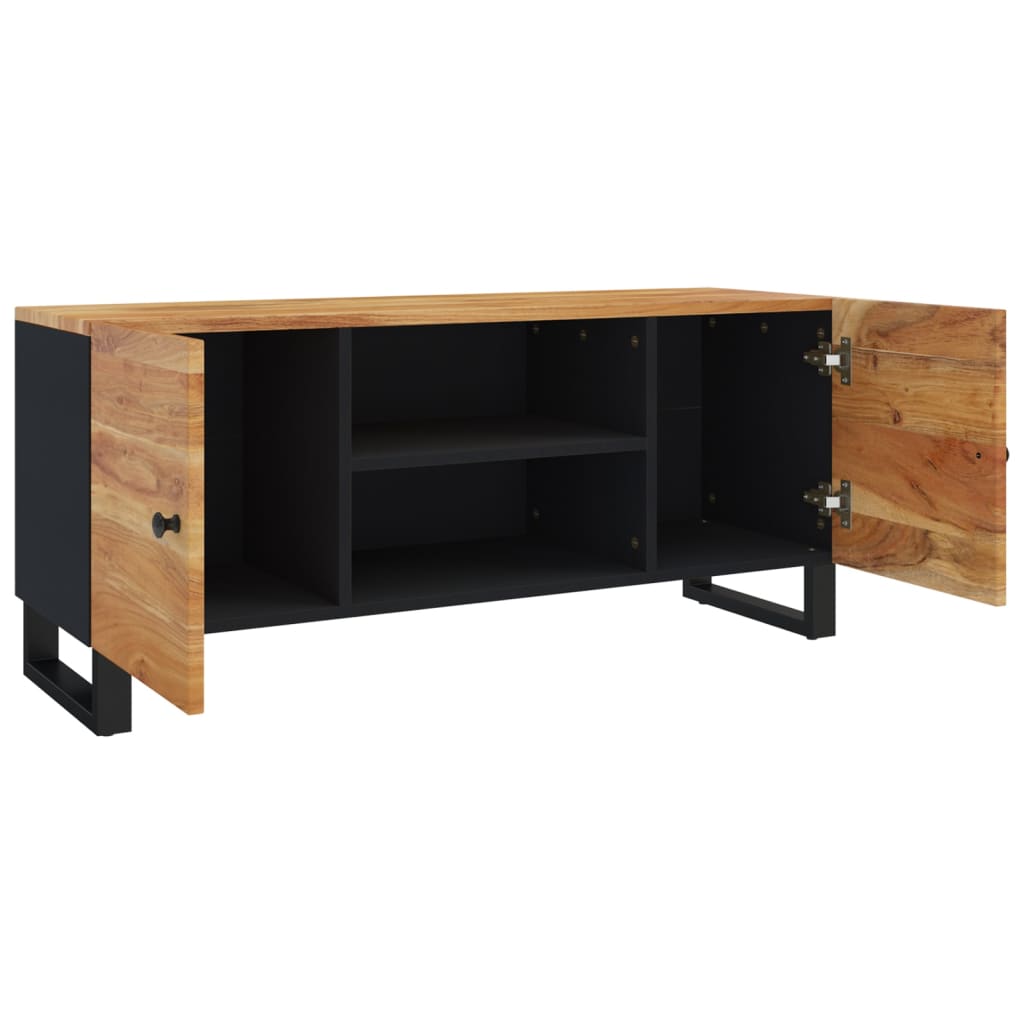 Tömör akácfa tv-szekrény 105 x 33 x 46 cm Tömör akácfa tv-szekrény 105 x 33 x 46 cm