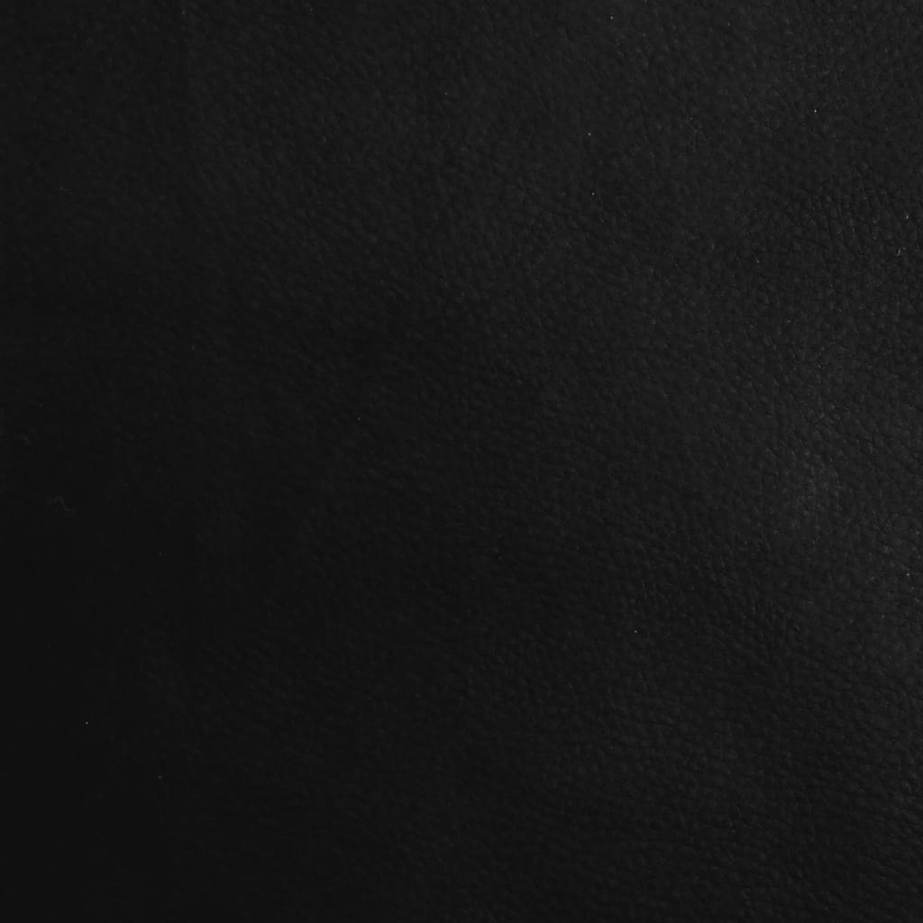 Fekete műbőr dönthető fotel