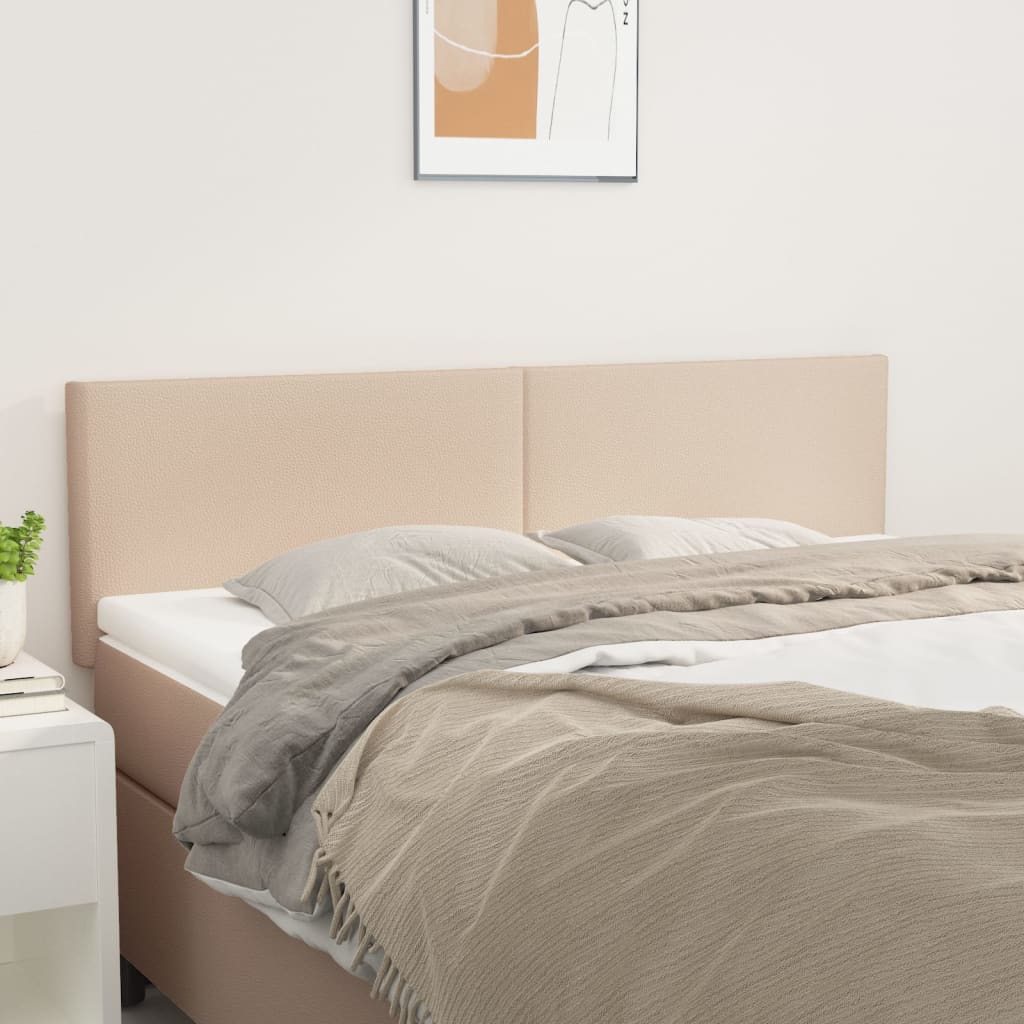 2 db cappuccino színű műbőr fejtámla 72 x 5 x 78/88 cm 2 db cappuccino színű műbőr fejtámla 72 x 5 x 78/88 cm
