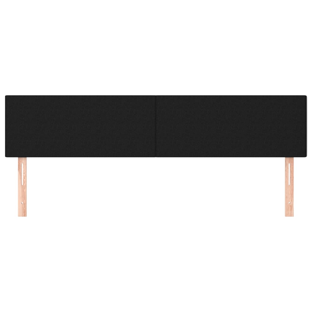 2 db fekete szövet fejtámla 90x5x78/88 cm