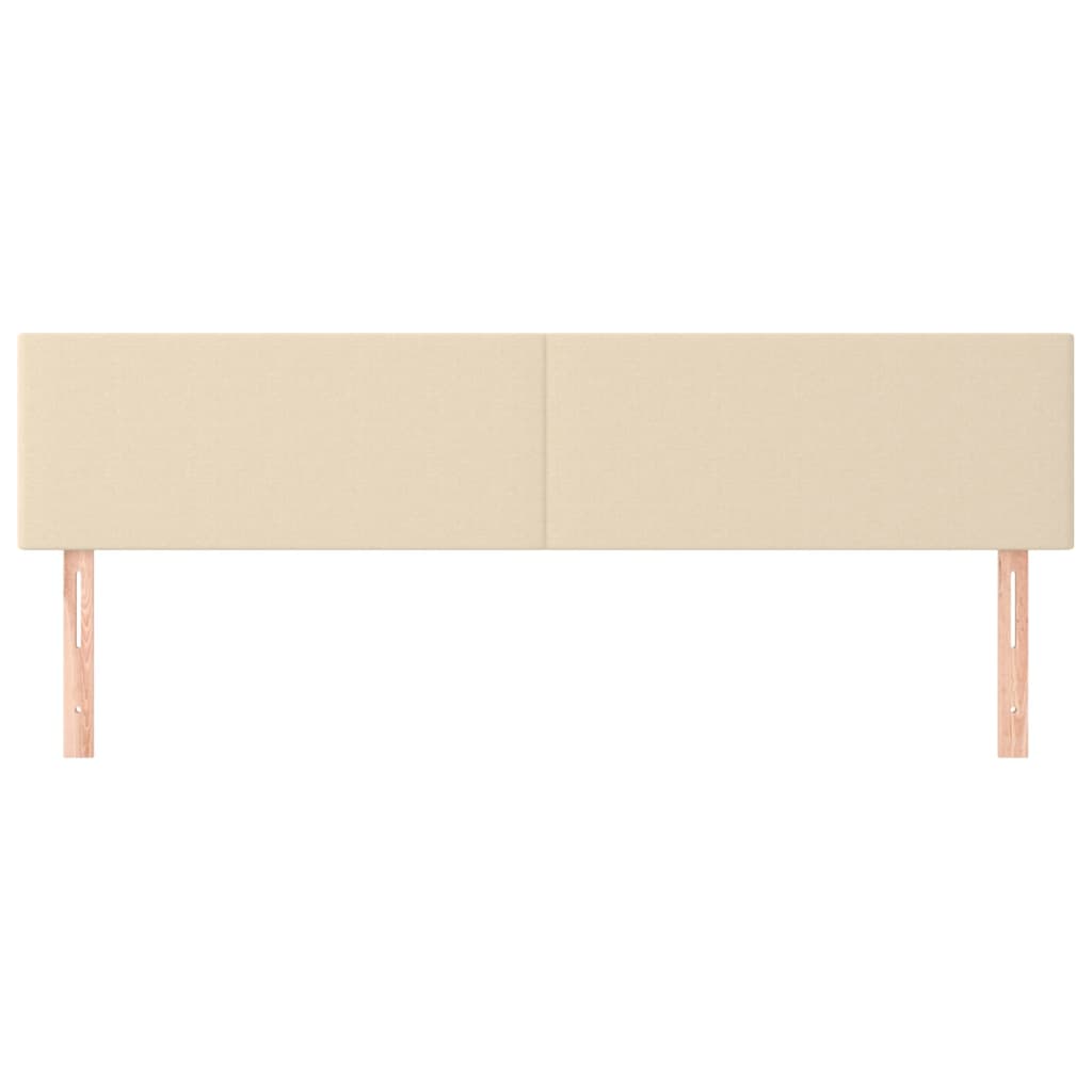 2 db krémszínű szövet fejtámla 90x5x78/88 cm