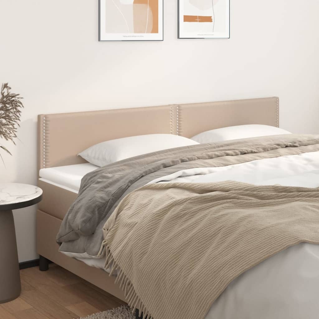 2 db cappuccino színű műbőr fejtámla 100 x 5 x 78/88 cm 2 db cappuccino színű műbőr fejtámla 100 x 5 x 78/88 cm