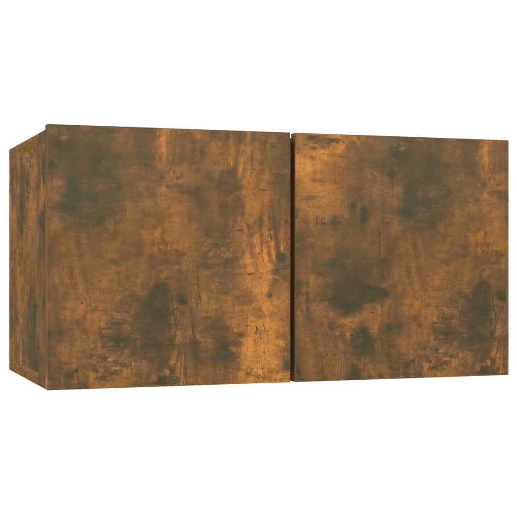8 db füstös tölgyszínű szerelt fa tv-szekrény 60 x 30 x 30 cm 8 db füstös tölgyszínű szerelt fa tv-szekrény 60 x 30 x 30 cm