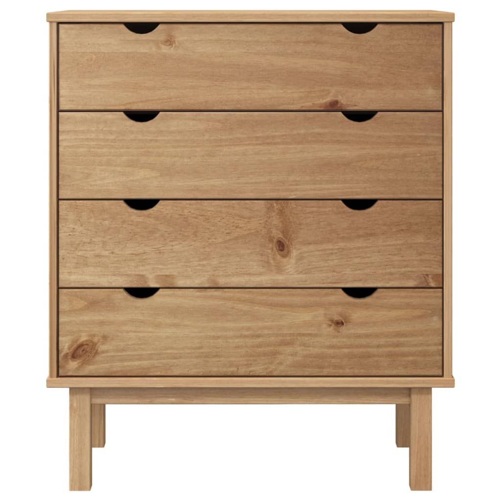 Tömör fenyőfa fiókos szekrény 76,5 x 39,5 x 90 cm Tömör fenyőfa fiókos szekrény 76,5 x 39,5 x 90 cm