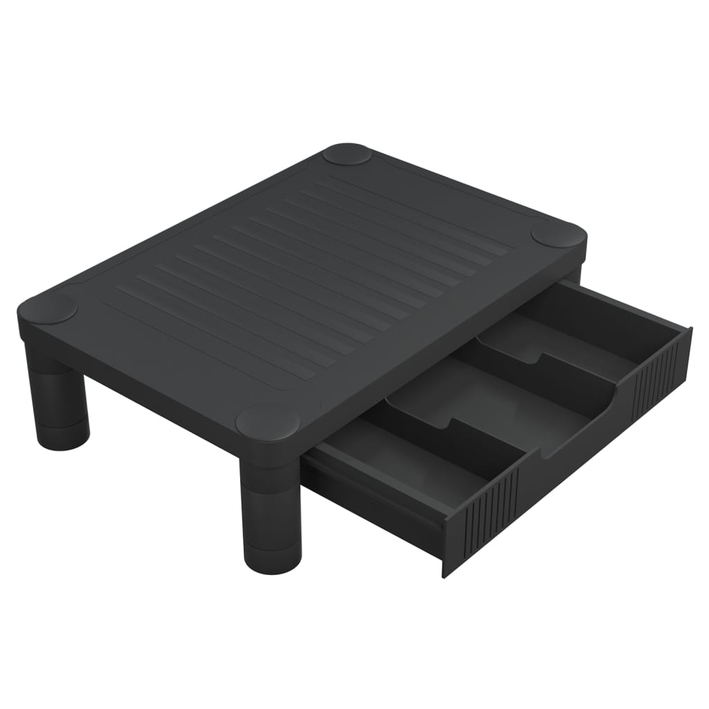 Fekete monitorállvány 43 x 30,5 x 13 cm Fekete monitorállvány 43 x 30,5 x 13 cm
