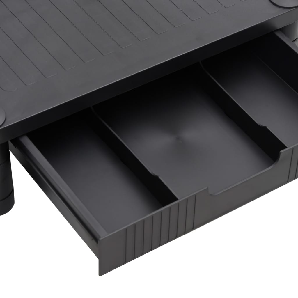 Fekete monitorállvány 43 x 30,5 x 13 cm Fekete monitorállvány 43 x 30,5 x 13 cm