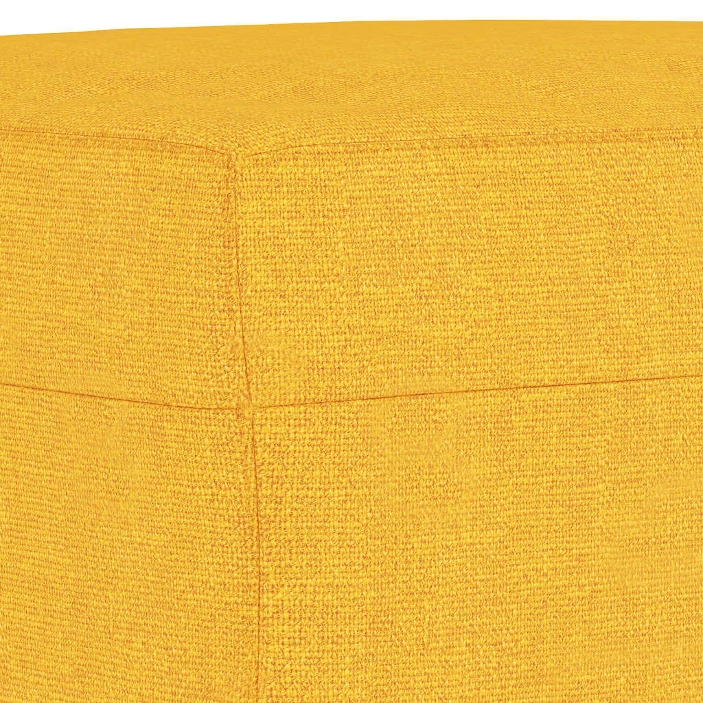 Világossárga szövet lábzsámoly 70x55x41 cm Világossárga szövet lábzsámoly 70x55x41 cm