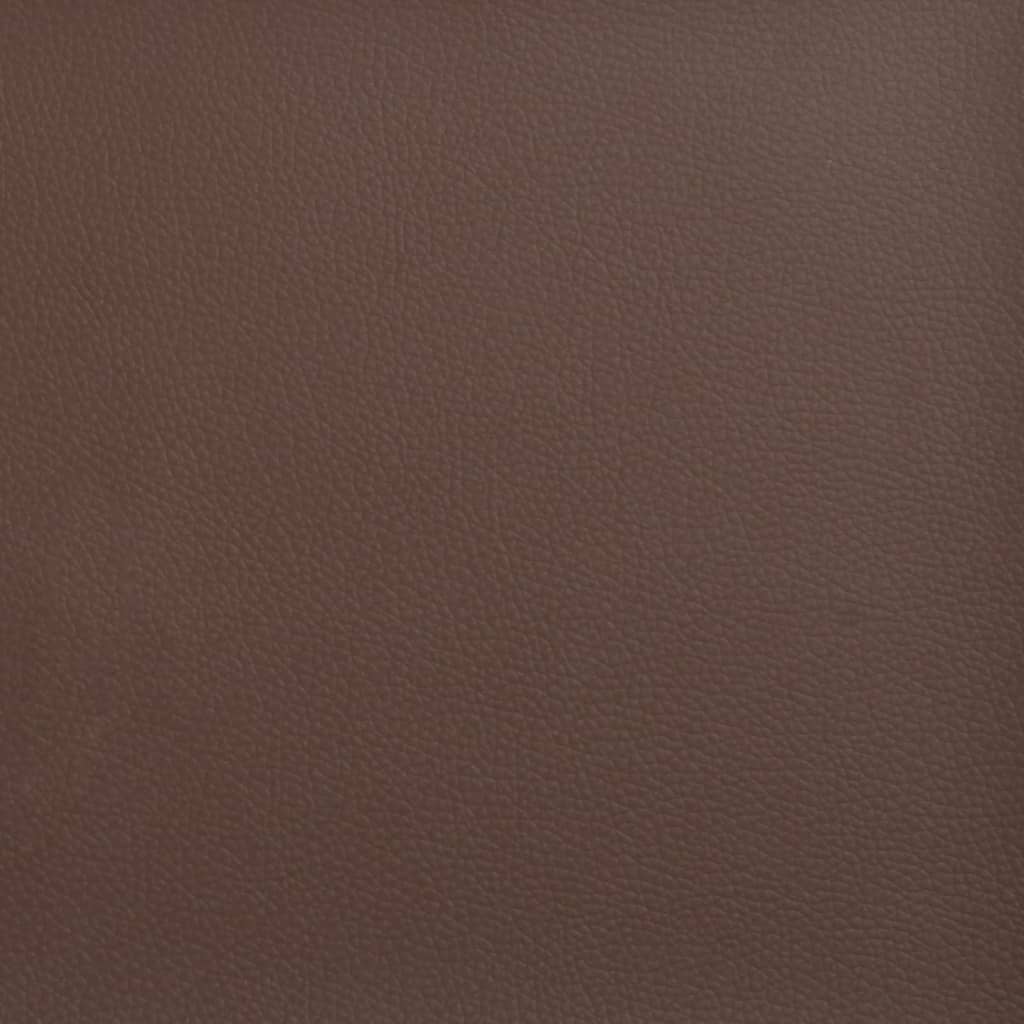 Barna műbőr pad 100 x 35 x 41 cm