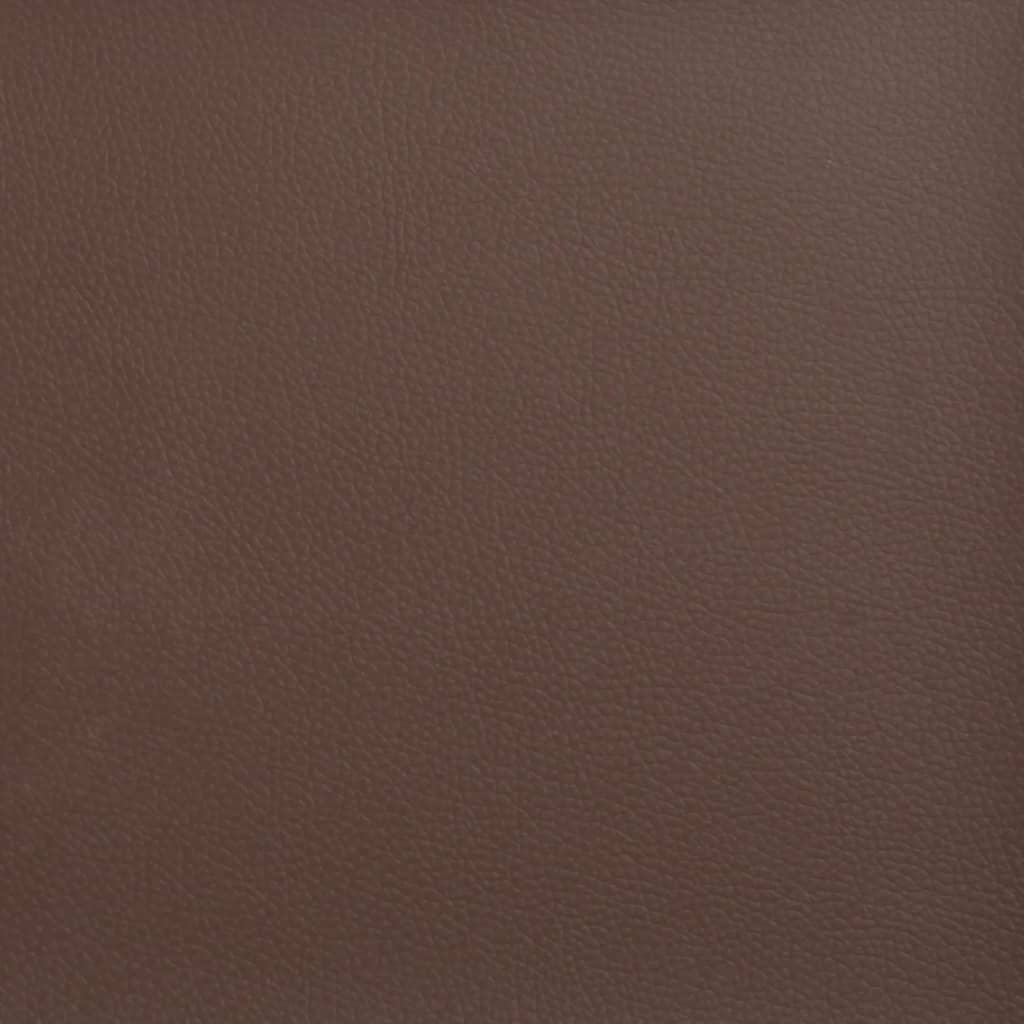Barna műbőr pad 100 x 35 x 41 cm