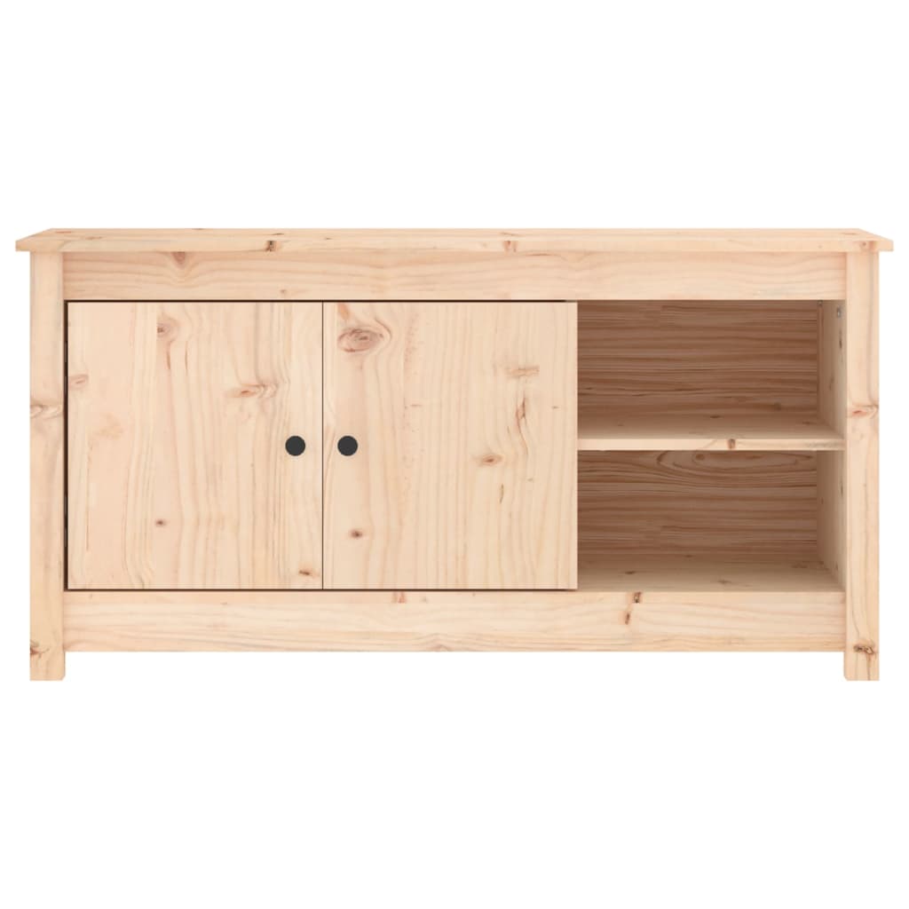 Tömör fenyőfa tv-szekrény 103 x 36,5 x 52 cm Tömör fenyőfa tv-szekrény 103 x 36,5 x 52 cm