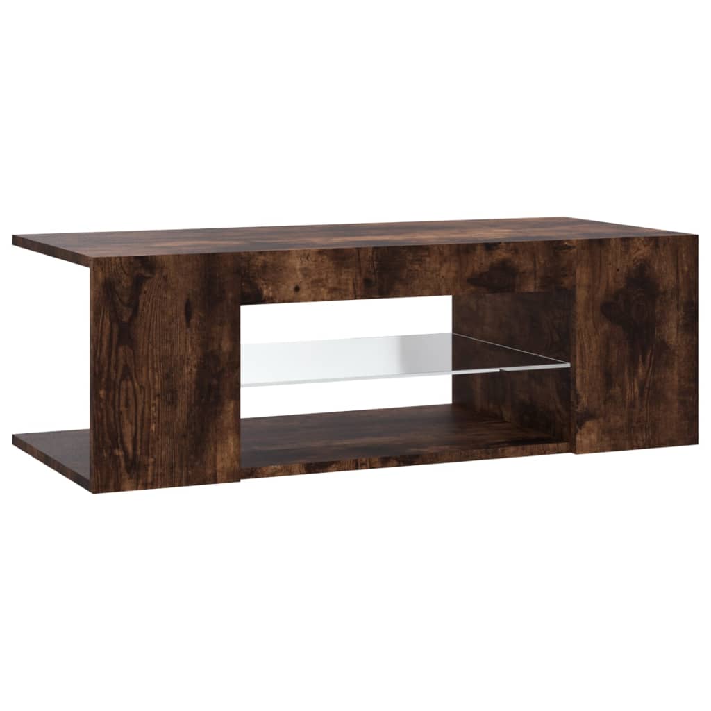 Füstös tölgy színű led-es tv-szekrény 90 x 39 x 30 cm Füstös tölgy színű led-es tv-szekrény 90 x 39 x 30 cm