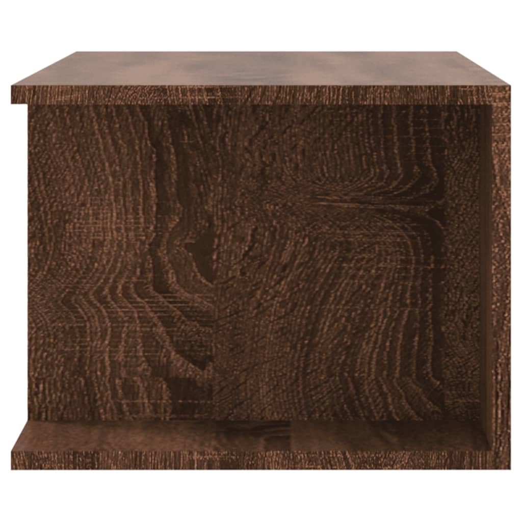 Barna tölgy színű led-es tv-szekrény 90 x 39 x 30 cm