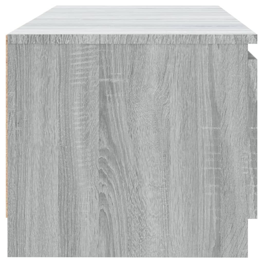 Szürke sonoma színű tv-szekrény led-ekkel 140 x 40 x 35,5 cm Szürke sonoma színű tv-szekrény led-ekkel 140 x 40 x 35,5 cm