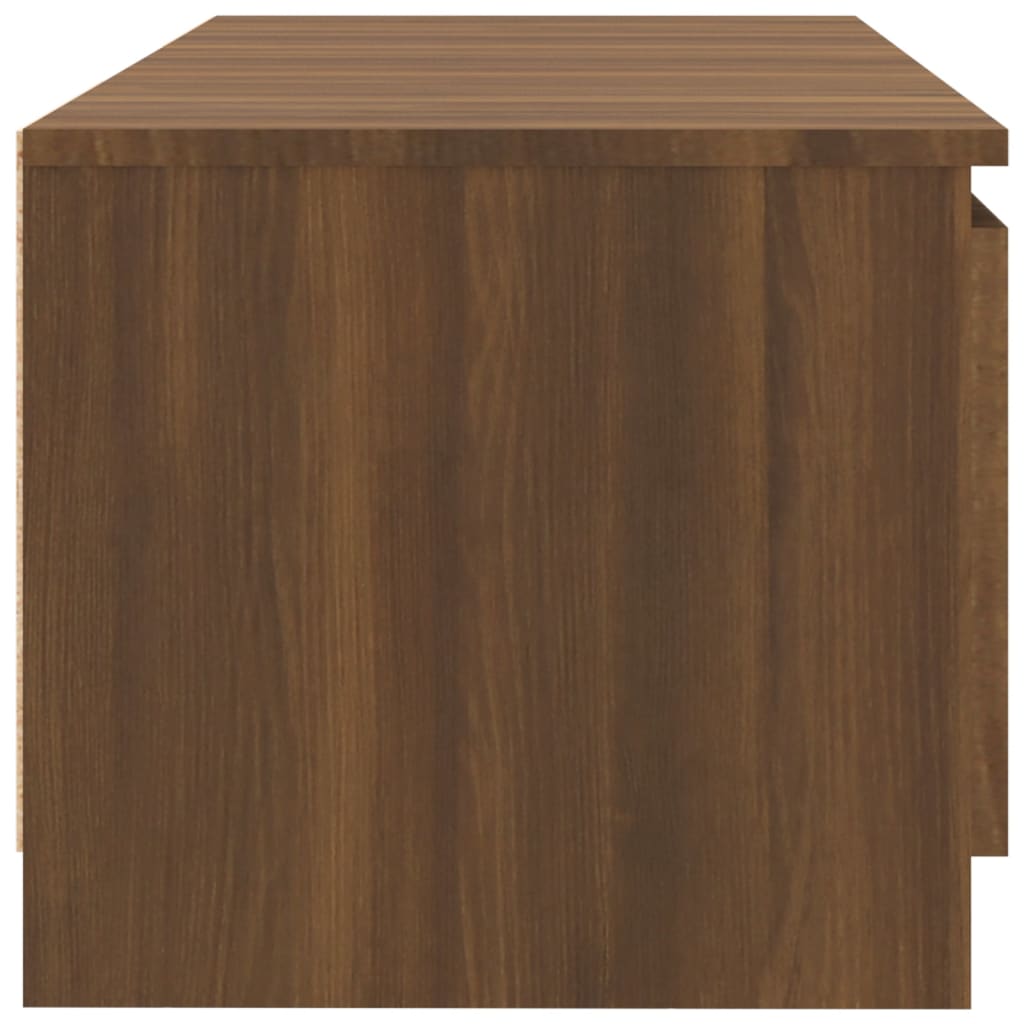 Barna tölgyszínű tv-szekrény led-ekkel 140 x 40 x 35,5 cm Barna tölgyszínű tv-szekrény led-ekkel 140 x 40 x 35,5 cm