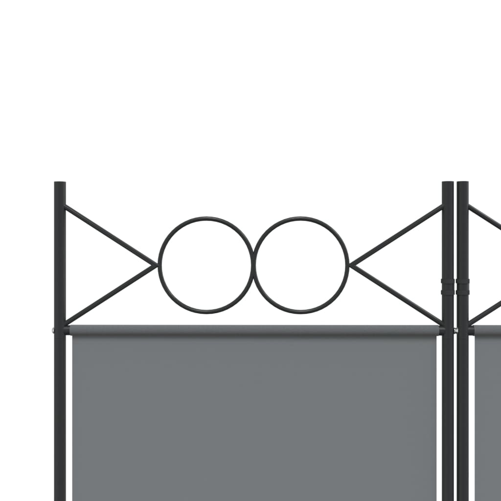 4 paneles antracitszürke szövet térelválasztó 160 x 200 cm 4 paneles antracitszürke szövet térelválasztó 160 x 200 cm