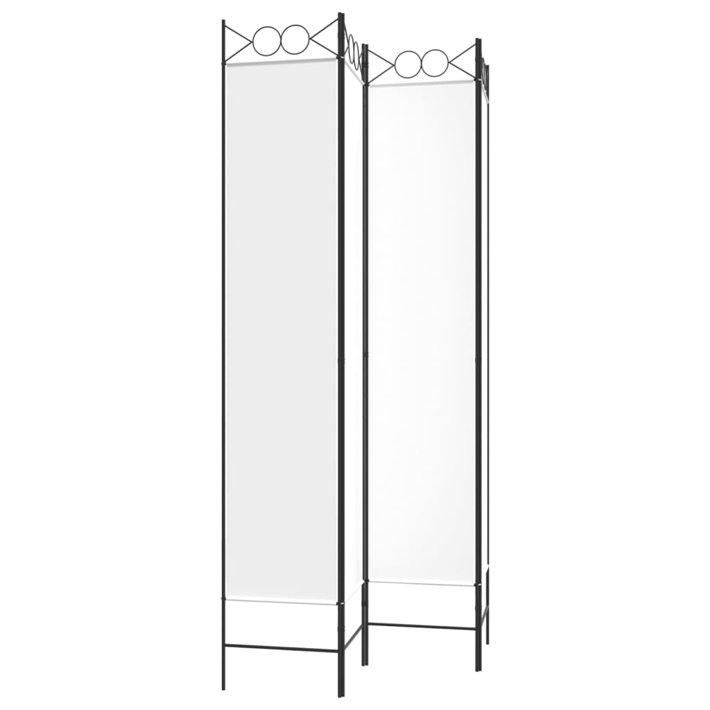 4 paneles fehér szövet térelválasztó 160x220 cm 4 paneles fehér szövet térelválasztó 160x220 cm