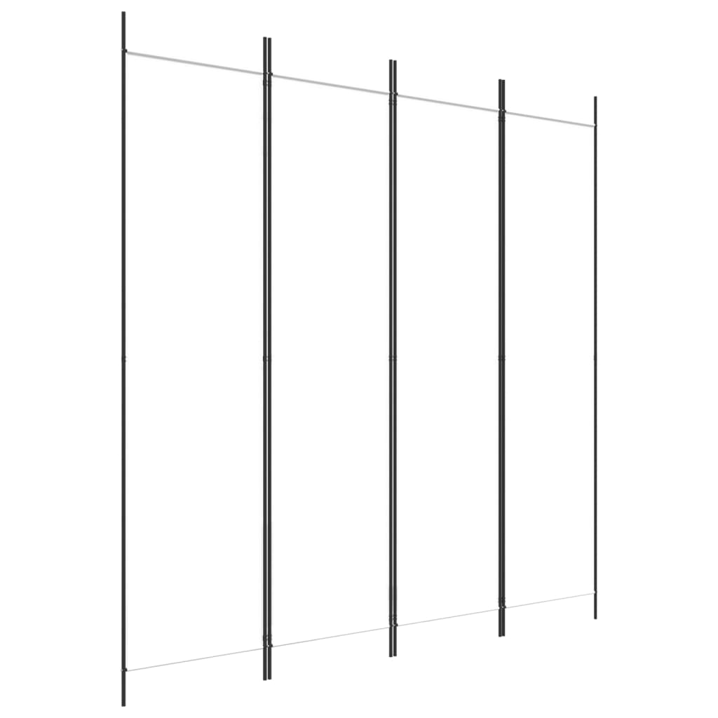 4 paneles fehér szövet térelválasztó 200 x 200 cm 4 paneles fehér szövet térelválasztó 200 x 200 cm