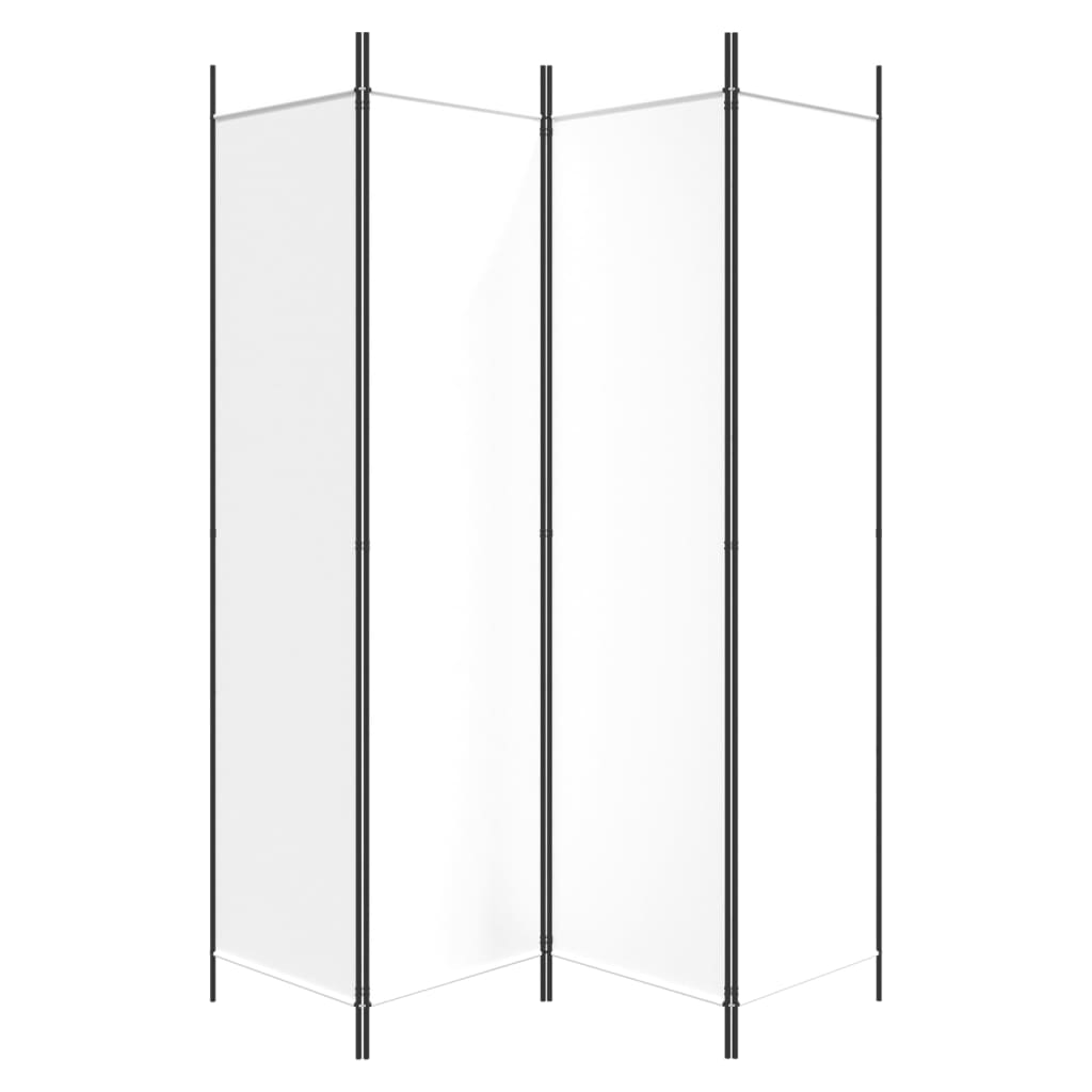 4 paneles fehér szövet térelválasztó 200 x 200 cm 4 paneles fehér szövet térelválasztó 200 x 200 cm