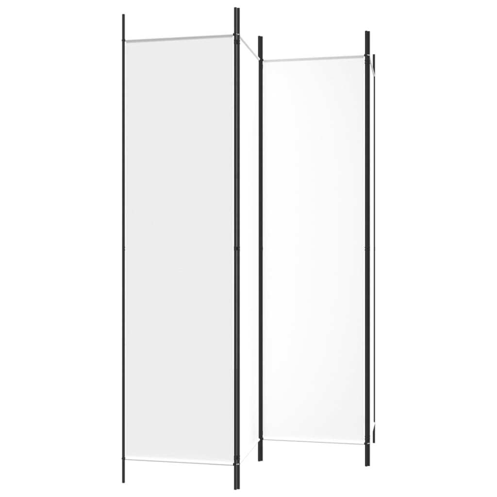 4 paneles fehér szövet térelválasztó 200 x 200 cm 4 paneles fehér szövet térelválasztó 200 x 200 cm