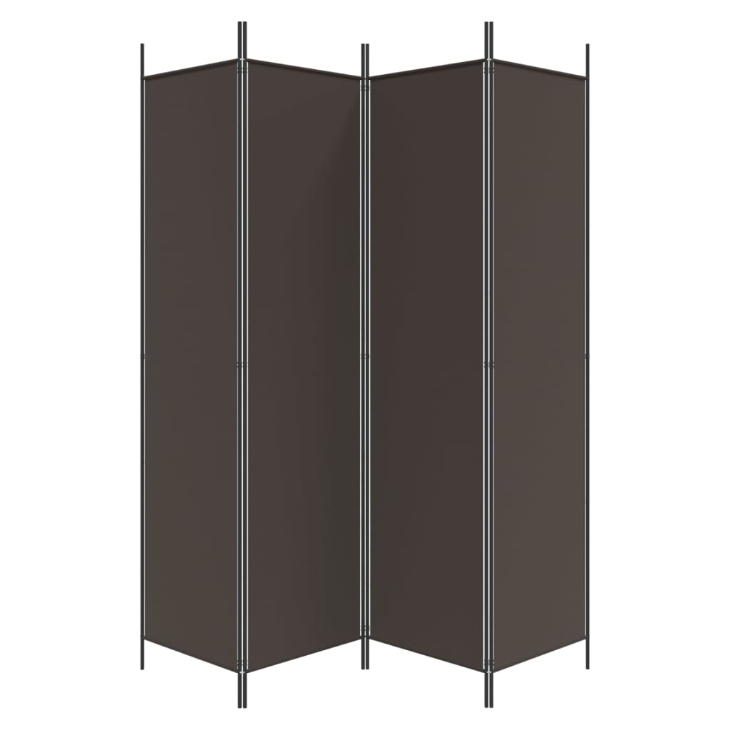 4 paneles barna szövet paraván 200x200 cm 4 paneles barna szövet paraván 200x200 cm