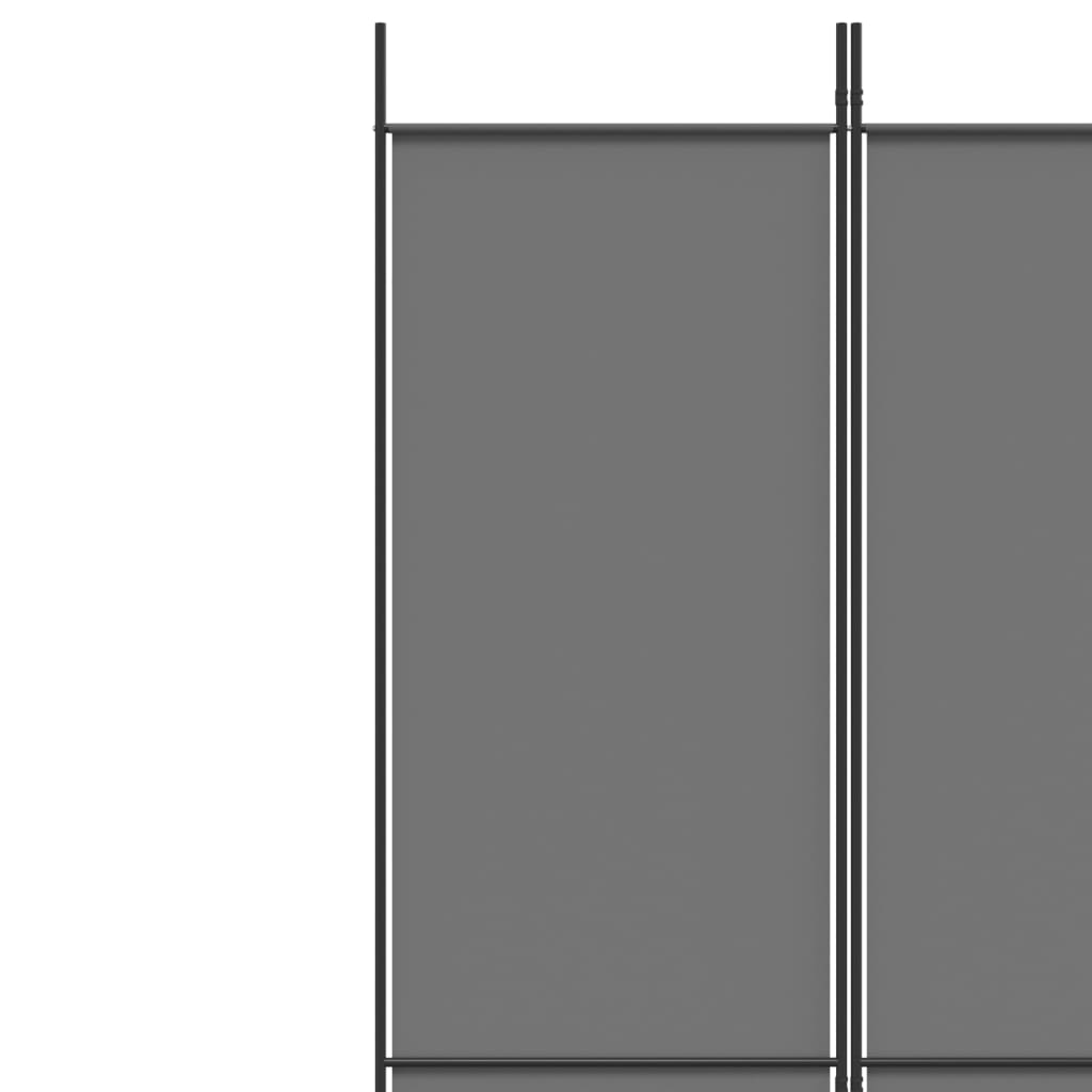3 paneles antracitszürke szövet térelválasztó 150 x 220 cm 3 paneles antracitszürke szövet térelválasztó 150 x 220 cm