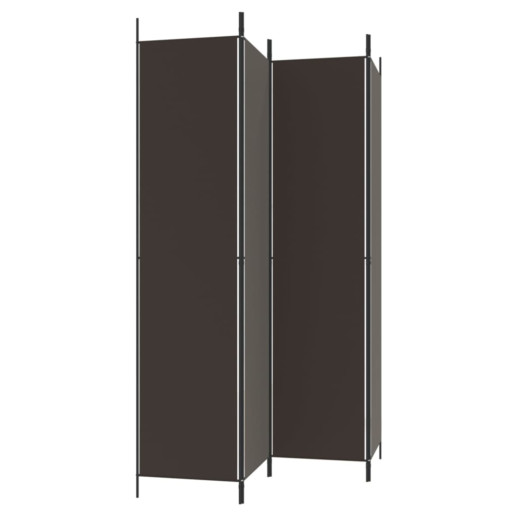 4 paneles barna szövet paraván 200x220 cm 4 paneles barna szövet paraván 200x220 cm