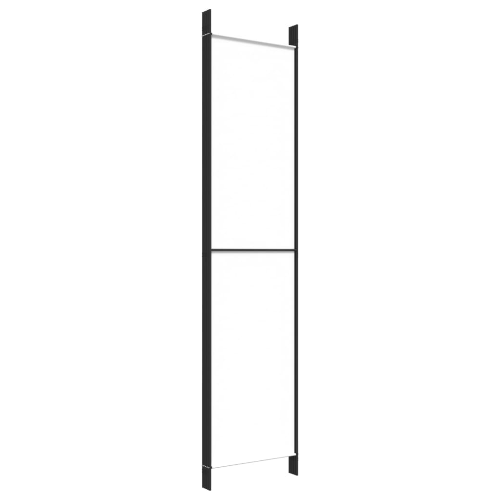 fehér 5 paneles paraván 250x220 cm szövet