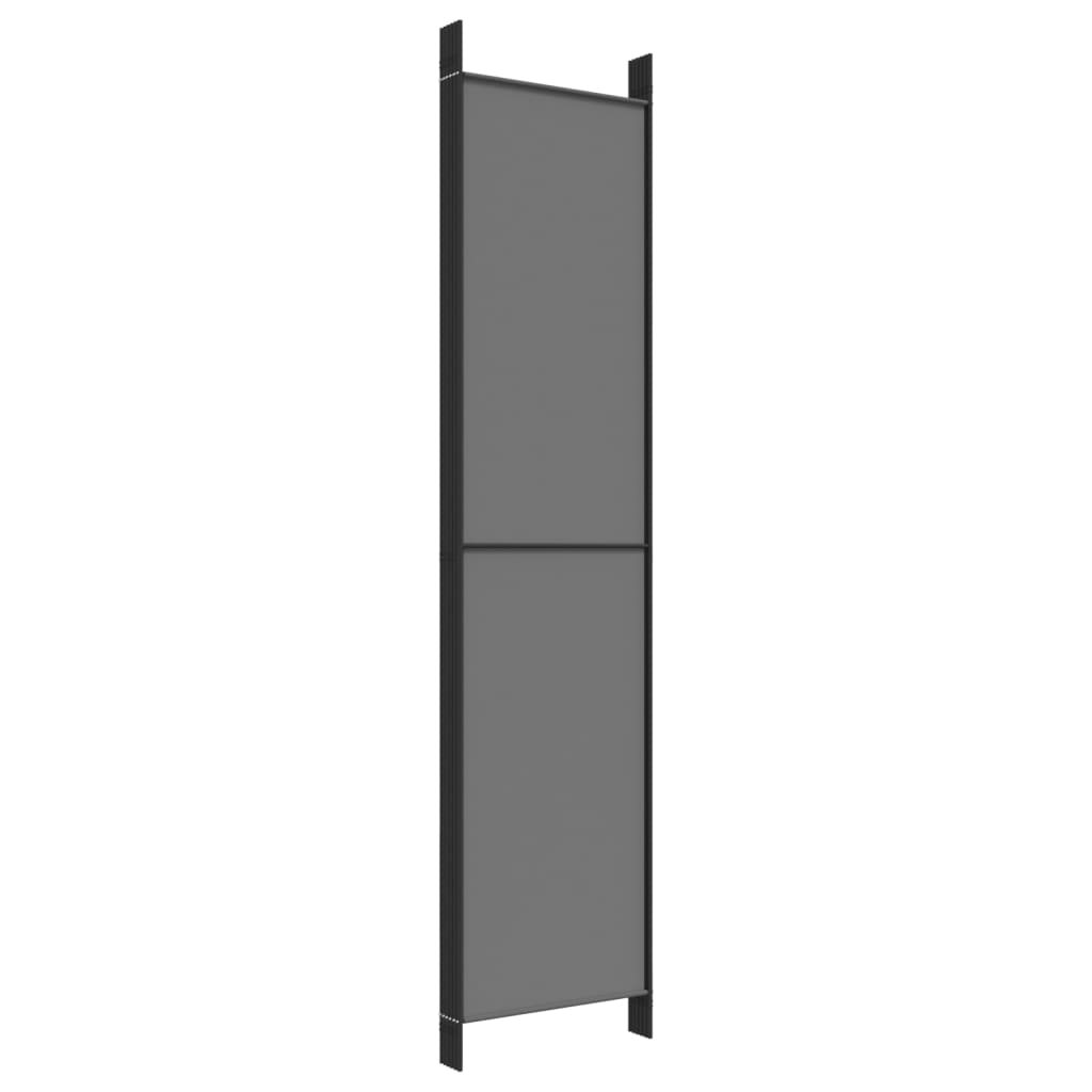 6 paneles antracitszürke szövet térelválasztó 300 x 220 cm 6 paneles antracitszürke szövet térelválasztó 300 x 220 cm